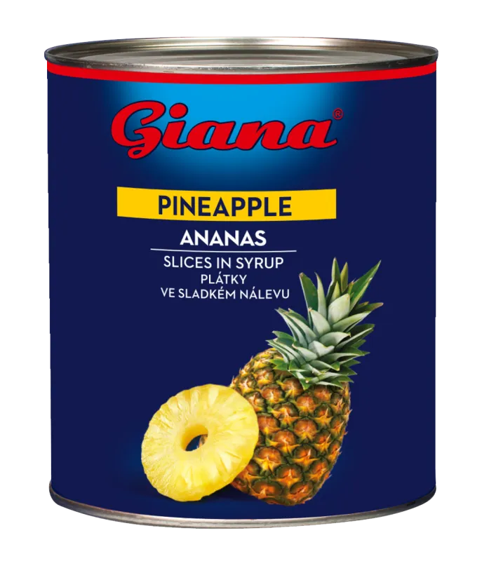Ananas kolutovi 3050/1790g, Giana