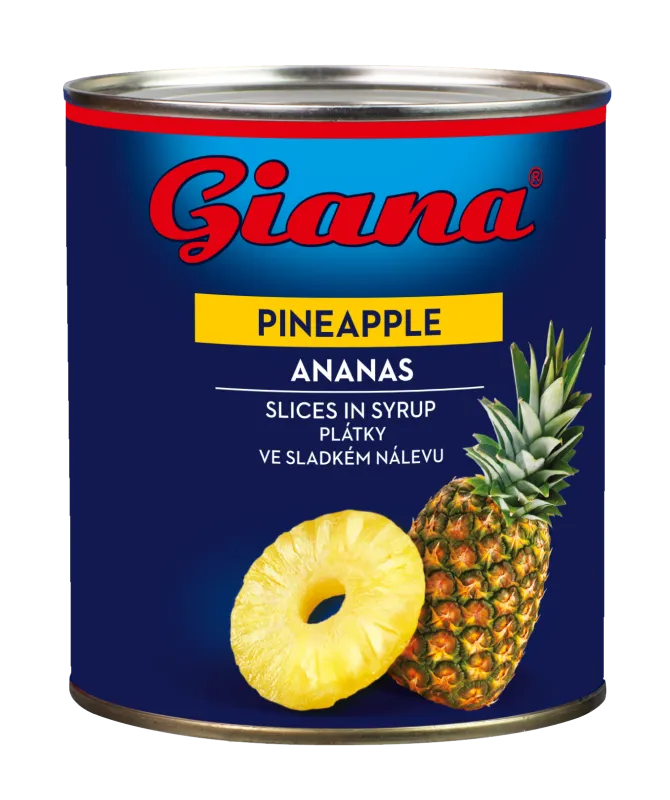 Ananas kolutovi 850/490g, Giana
