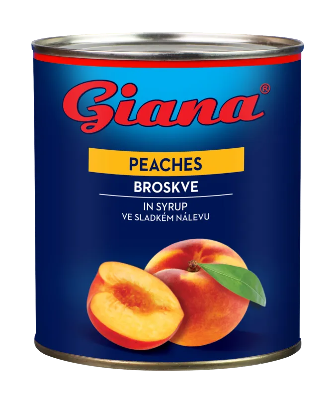 Breskve polovice 820/470g, Giana