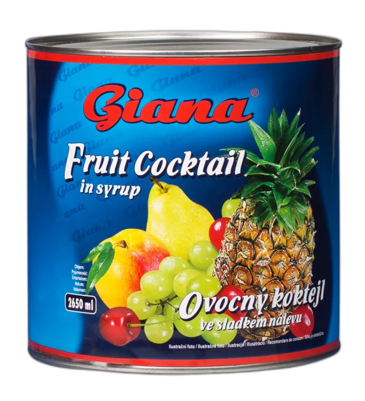 Europski voćni koktel 2500/1500g, Giana