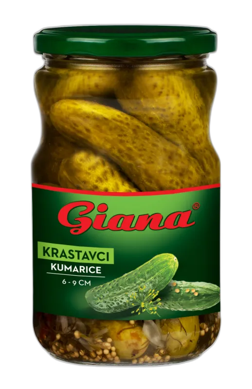 Krastavci 6-9cm 670/360g, Giana