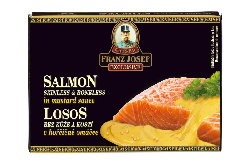 Salmon in mustard sauce 110g, FJK