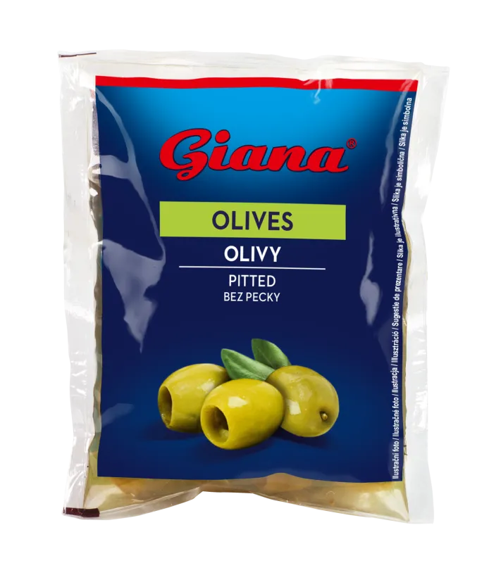Masline zelene bez koštica 195/70g, Giana