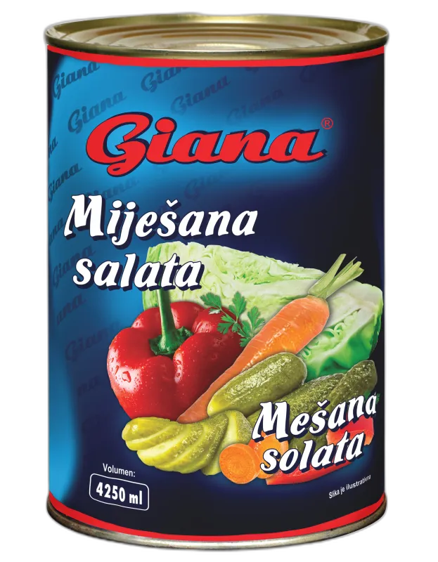 Salata miješana 4200/2200g, Giana
