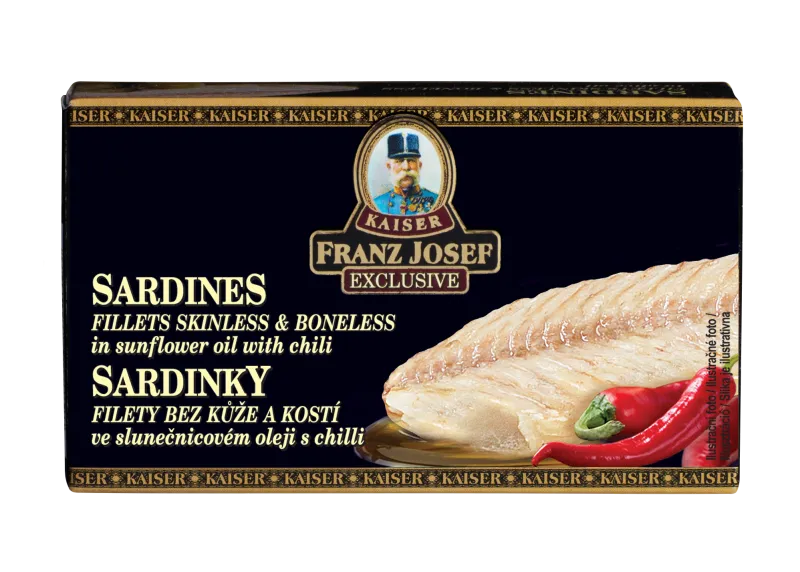 Sardine fileti BKK u ulju s čilijem 90/63g, FJK