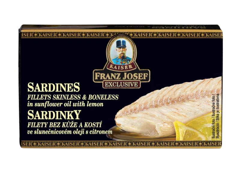 Sardine fileti BKK u ulju s limunom 90/63g, FJK