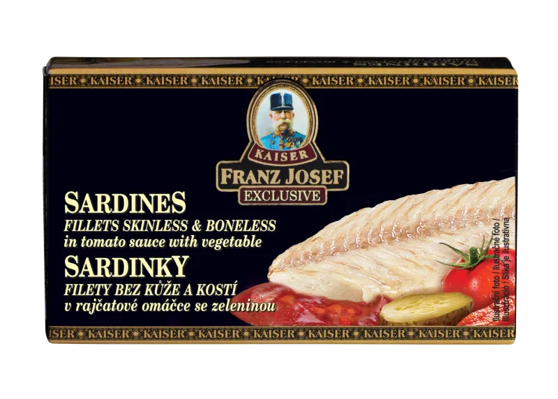 Sardine fileti BKK u umaku od rajčice s povrćem 90g, FJK