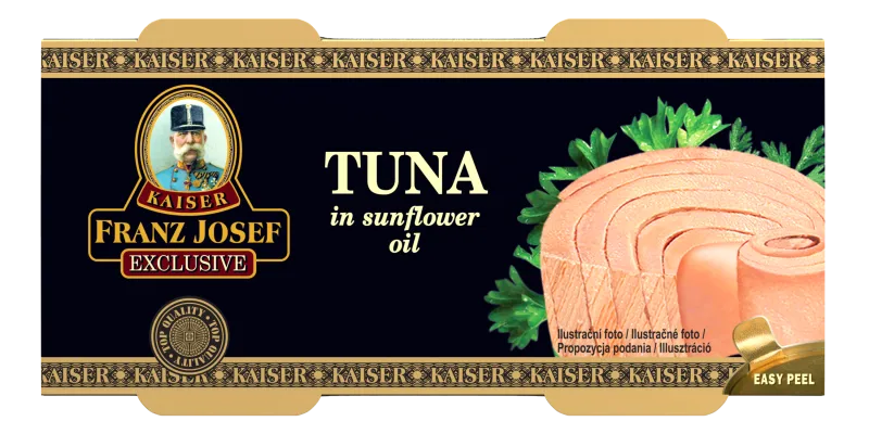 Tuna solid in sunflower oil duopack 2x80/52g, FJK