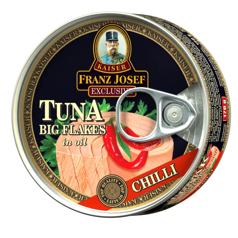 Tuna komadi u ulju s čilijem 170/120g, FJK