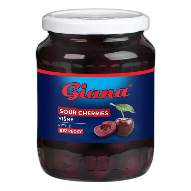 Višnje bez koštica 680/350g, Giana